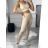 Women's long sports top and leggings set (S/M ONE SIZE) ITALIAN FASHION IMPLP23001