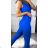 Women's long sports top and leggings set (S/M ONE SIZE) ITALIAN FASHION IMPLP23001