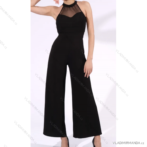 Women's Sleeveless Long Jumpsuit (S/M ONE SIZE) ITALIAN FASHION IMPBB23A11651