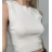 Women's Sleeveless Crop Top (S/M ONE SIZE) ITALIAN FASHION IMPBB23Z58234