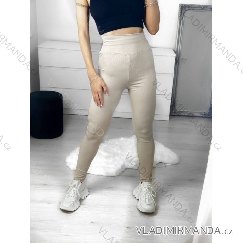 Women's short sleeve t-shirt (S-XL) TURKISH FASHION TMB21006 S béžová