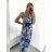 Women's summer icecool sleeveless long dress (S/M/L ONE SIZE) ITALIAN FASHION IMM22974