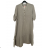 Oversize 3/4 Sleeve Women's Plus Size Shirt Dress (L/XL/2XL ONE SIZE) ITALIAN FASHION IM423111