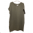 Women's Plus Size Casual Oversize Short Sleeve Dress (XL/2XL/3XL ONE SIZE) ITALIAN FASHION IM723MUSE