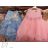 Summer dress short sleeve children's teenager girls (4-14 YEARS) ITALIAN FASHION IVD23SATY