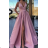 Women's Long Summer Elegant Strapless Dress (S/M/L/XL ONE SIZE) ITALIAN FASHION IMPGM2323185