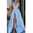 Women's Long Summer Elegant Strapless Dress (S/M/L/XL ONE SIZE) ITALIAN FASHION IMPGM2323185