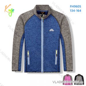 Sweatshirt warm warm-up girl zip (134-164) KUGO M2513