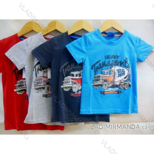 T-Shirt Short Sleeve Cotton Boys Cotton (98-134) VOGUE IN 75201