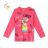 T-shirt long sleeve with sequins children adolescent girls (116-146) KUGO B3258