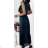 Women's Long Summer Elegant Pleated Sleeveless Dress (S/M ONE SIZE) ITALIAN FASHION IMPGM236161