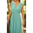 Women's Long Summer Elegant Pleated Sleeveless Dress (S/M ONE SIZE) ITALIAN FASHION IMPGM236161