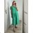 Summer dress short sleeve ladies (uni sl) ITALIAN Fashion IM818063 S/M Green