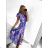 Women's Long Summer Short Sleeve Dress (S/M ONE SIZE) ITALIAN FASHION IMC23300