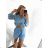 Women's Lace Cotton Short Sleeve Women's Dress (S / M ONE SIZE) ITALIAN FASHION IMWM215877