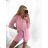 Women's Lace Cotton Short Sleeve Women's Dress (S / M ONE SIZE) ITALIAN FASHION IMWM215877