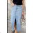 Women's Long Denim Skirt (S/M ONE SIZE) ITALIAN FASHION IMPDY23LMDY0119