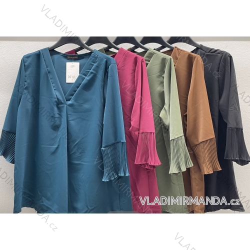 Women's Long Sleeve Tunic/Blouse (S/M ONE SIZE) ITALIAN FASHION IMPDY23YAGE9773