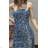 Women's Sparkly Sequin Strap Dress (S/M ONE SIZE) ITALIAN FASHION IMPDY23YX23737