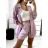 Women's Lace Cotton Short Sleeve Women's Dress (S / M ONE SIZE) ITALIAN FASHION IMWM215877