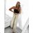 Women's Long Pants (S/M ONE SIZE) ITALIAN FASHION IMPLI228115 S/M white