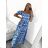 Women's Summer Carmen Long Dress SANTORINI (S/M ONE SIZE) ITALIAN FASHION IMPBB2323598