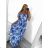 Women's Summer Carmen Long Dress SANTORINI (S/M ONE SIZE) ITALIAN FASHION IMPBB2323598