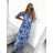 Women's Summer Carmen Long Dress SANTORINI (S/M ONE SIZE) ITALIAN FASHION IMPBB2323598