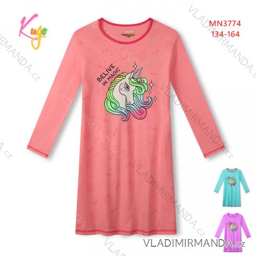 Shirts nightgown long sleeve baby girl (116-146) KUGO T1178