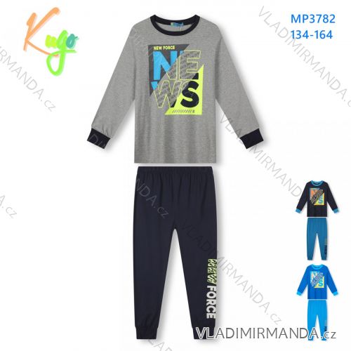 Boys' long pajamas (134-164) KUGO MP1342