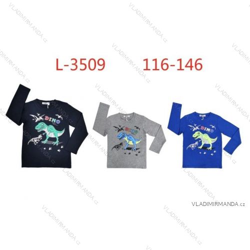 T-shirt long sleeve children's youth boys (116-146) SEASON SEZ23L-3509