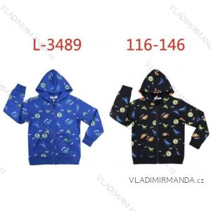 Warm children's sweatshirt for boys (116-146) SEZON SEZ21H-3031