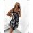 Women's Strapless Summer Dress (S/M ONE SIZE) ITALIAN FASHION IMWY23300