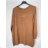 Women's Extended Knitted Long Sleeve Sweater (S/M ONE SIZE) ITALIAN FASHION IMPBB23Z8075