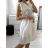 Women's Summer Boho Long Short Sleeve Dress (S/M ONE SIZE) ITALIAN FASHION IMPLI223787