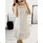 Women's Summer Boho Lace Sleeveless Dress (S/M ONE SIZE) ITALIAN FASHION IMPLI246263