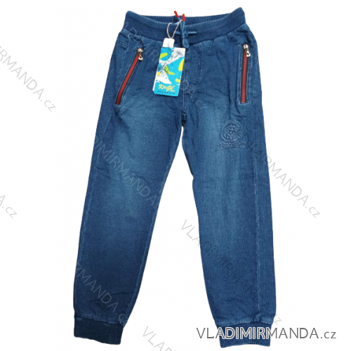 Outdoor cotton children's pants for boys (116-146) KUGO TM8260K