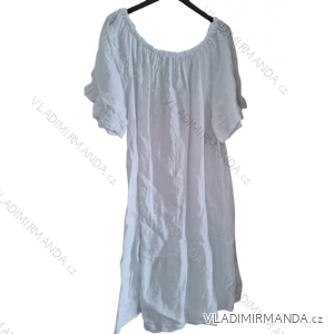 Summer shirt dress 3/4 long sleeve women (uni xl / 2xl) ITALIAN FASHION IM821016