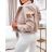 Coat jacket fleece long sleeve women's (S/M ONE SIZE) ITALIAN FASHION IMWE232805