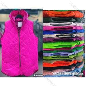 Women's Sleeveless Hooded Vest (S/M ONE SIZE) ITALIAN FASHION IMWC232851