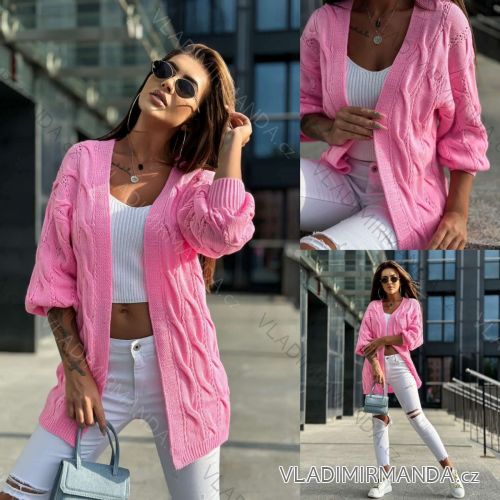 Women's Long Sleeve Cardigan (S/M ONE SIZE) ITALIAN FASHION IMWAK23CL5198