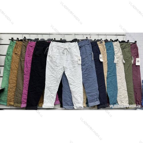 Women's long summer pants (S / M ONE SIZE) ITALIAN FASHION IMWG222474