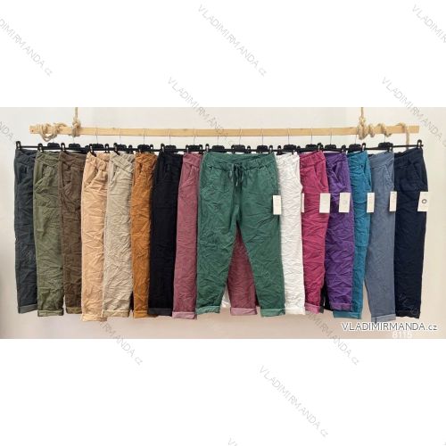 Women's long summer pants (S / M ONE SIZE) ITALIAN FASHION IMWG222474