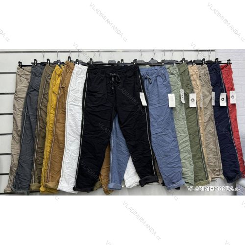 Women's long summer pants (S / M ONE SIZE) ITALIAN FASHION IMWG222474