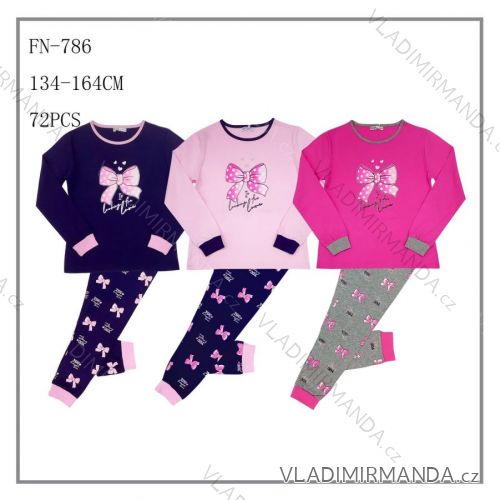 Pajamas long sleeve teenage girls (134-164) SEASON SEZ22PZ-2606