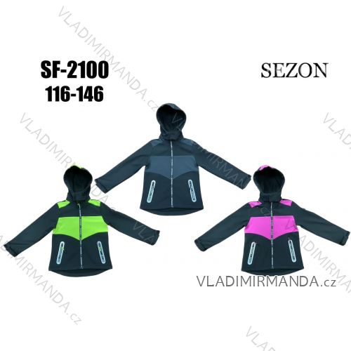 Thin jacket thin children's girls (98-128) SEZON SEZ22CZ-900