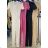 Women's Long Elegant Short Sleeve Jumpsuit (S/M ONE SIZE) ITALIAN FASHION IMWE232983