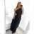 Women's Long Formal Elegant Sleeveless Satin Pleated Dress (S/M ONE SIZE) ITALIAN FASHION IMM23M5790