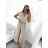 Women's Long Elegant Short Sleeve Jumpsuit (S/M ONE SIZE) ITALIAN FASHION IMWCC232642