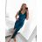 Elegant formal dress with straps for women (S / M ONE SIZE) ITALIAN FASHION IM321576 S/M red